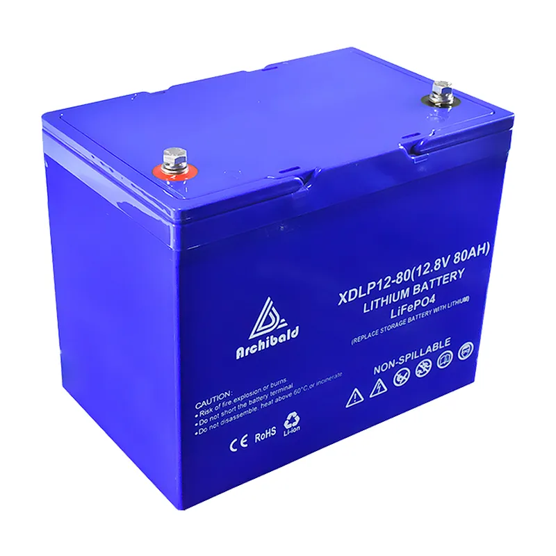 12V 80ah Lifepo4 Lithium Battery 3500+ Cycles for Electric Golf Buggy High Capacity Long Life