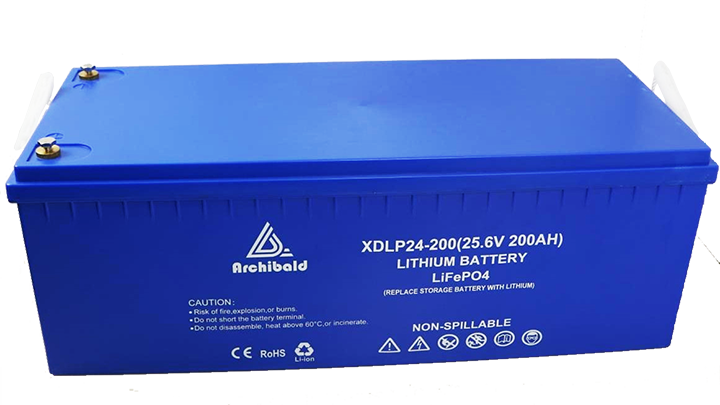 24V 200AH Lifepo4 Battery lithium ion battery solar charger for RV, Motorhomes, Caravans, solar trailer, residential solar off grid