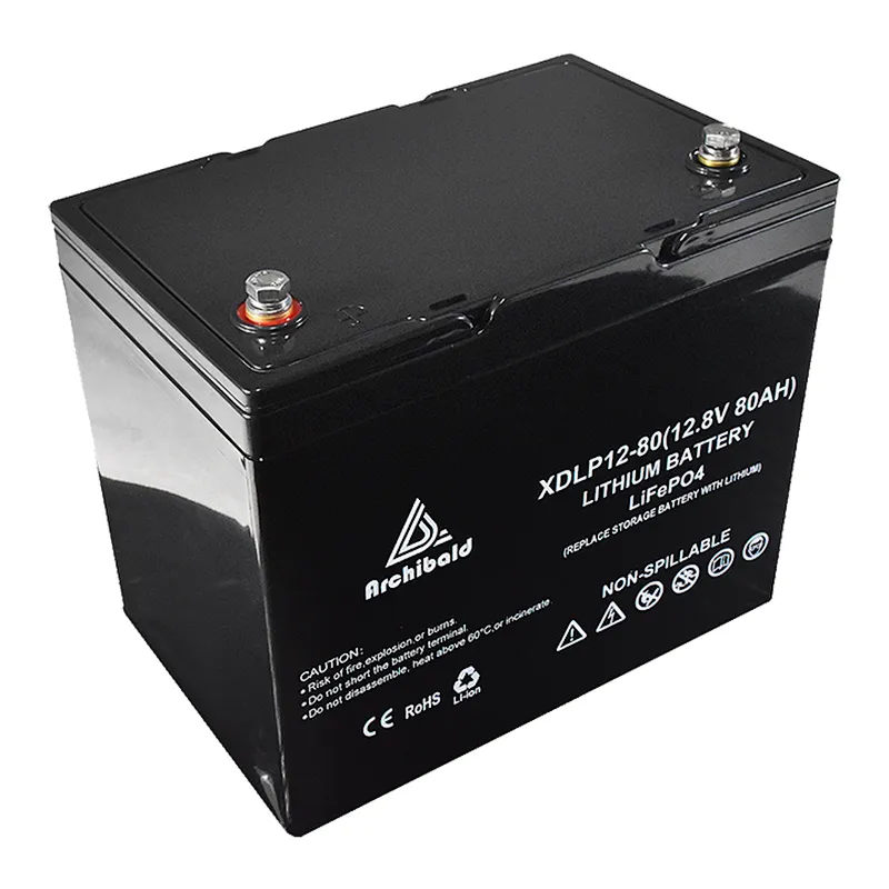12V 80ah Lifepo4 Lithium Battery 3500+ Cycles for Electric Golf Buggy High Capacity Long Life