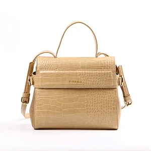 5865-Stylish Ladies Handbag Fancy Croco PU Satchel Bag Made by OEM/ODM Factory