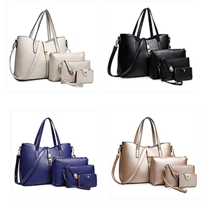 #ZB154 TARIFF FREE Southeast Asia P&S Union Group handbag manufacturer wholesale high quality fashion pu leather woman bag set