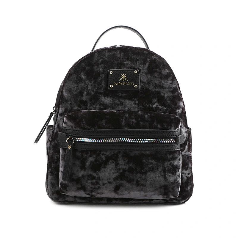 #10686 Myanmar BSCI authorized free tariff factory cotton flannel backpack high high quality