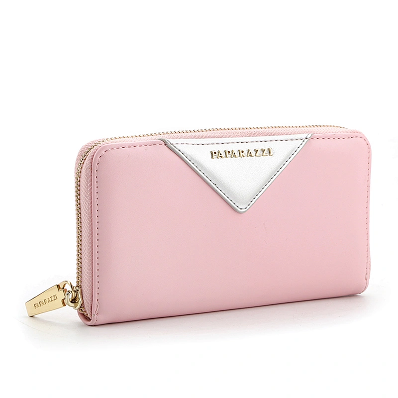 10080 TAX FREE Myanmar manufacturer fashion design pink wallet brand clutch purse carteras 2019