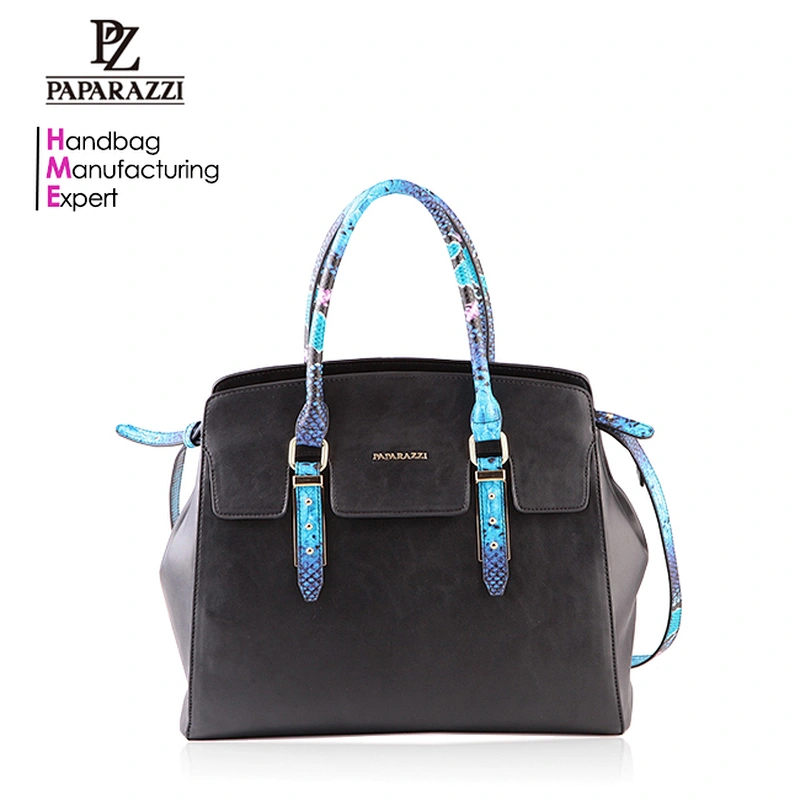5126 Fashion latest large designer handbags and purses in black