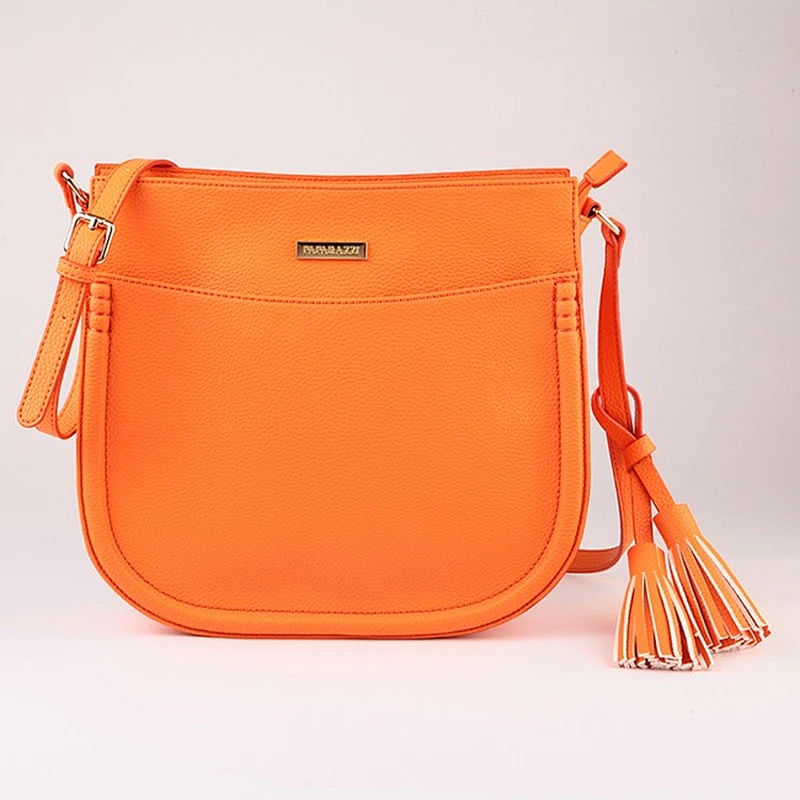 5189 Paparazzi leather fashionable woman pu shoulder bag with tassel design