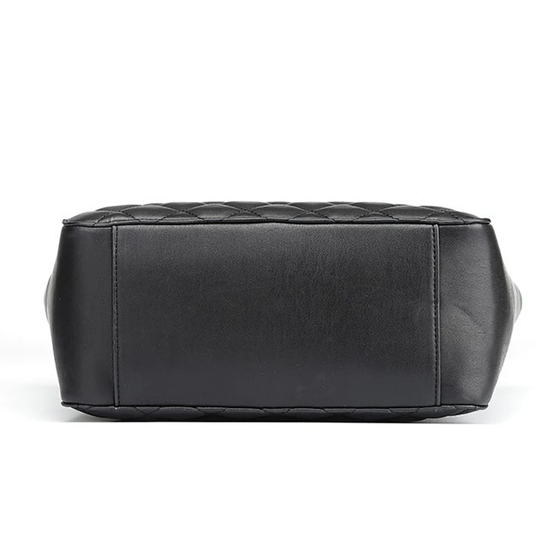 6991-TAX FREE Wholesale top brand bolsos designer faux leather quilted handbag foldable tote bag