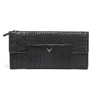7082-New arrival crocodile PU fashion ladies clutch wallets