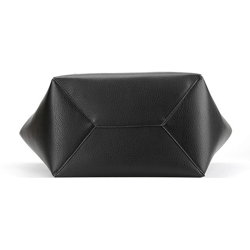 #6557 Myanmar own factory Tariff Free latest fashion design custom black PU leather ladies hand bags luxury handbags for women