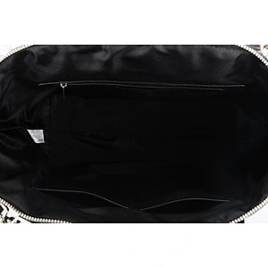 4124 Hot sale style super quality black PU leather OEM women handbag