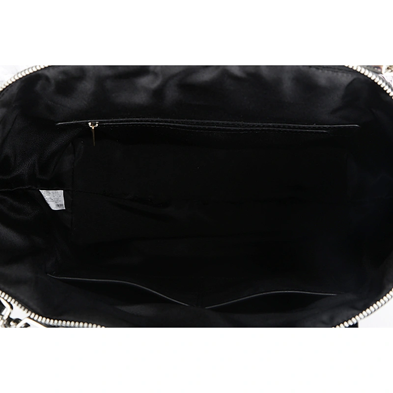 4124 Hot sale style super quality black PU leather OEM women handbag