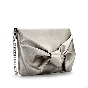 8630 Paparazzi 2018 hot sale fashion big butterfly knot evening bag high quality pu lady clutch bag