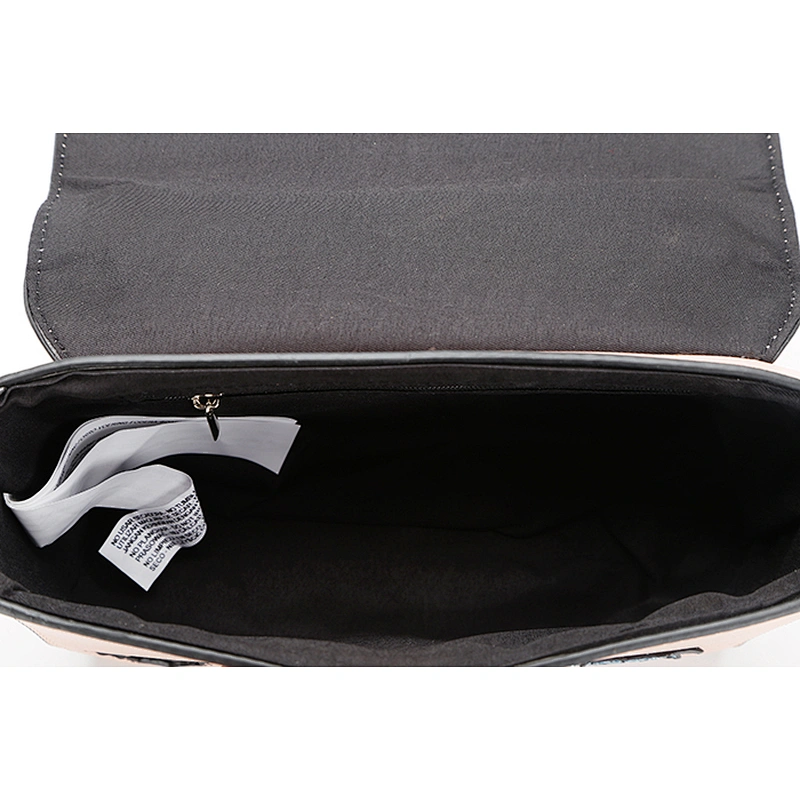 9055-New fashion embroidery and patch metal chain shoulder bags