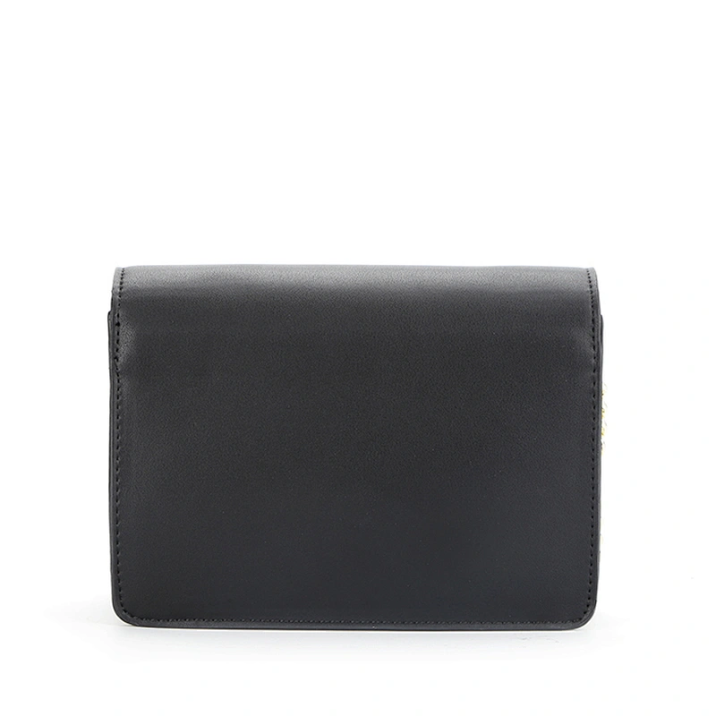 8464 Gorgeous metal flower closure PU lady bag supplier shoulder bag sale