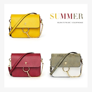 6106B 2019 Wholesale Hot Selling Lady Crossbody Bag High Quality Unique Design New Style Fashion PU Leather Women Shoulder Bag