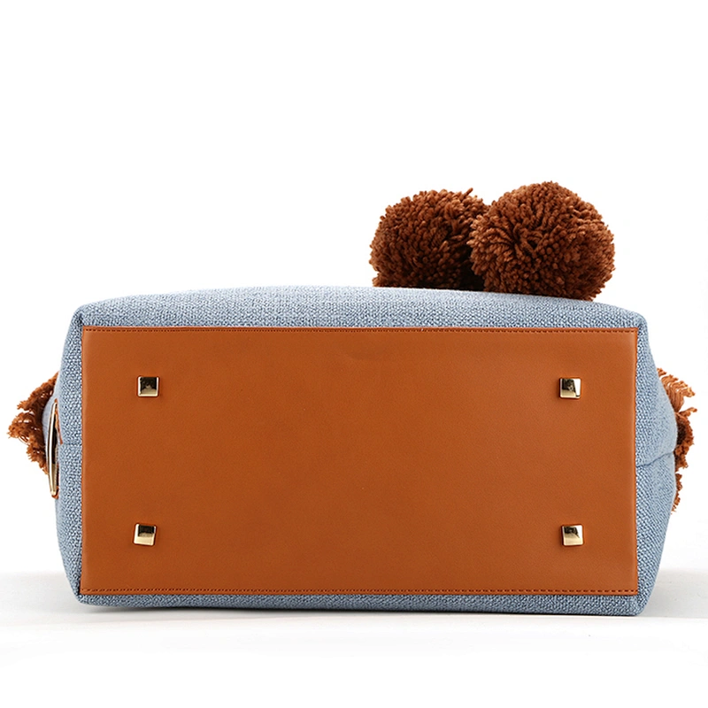 7915 Rural style durable fashion ladies tote bag canvas bag