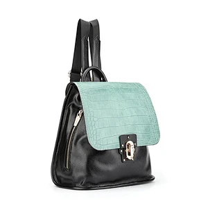 6543 Latest designer woman back pack bag crocodile leather new backpack fashion 2018