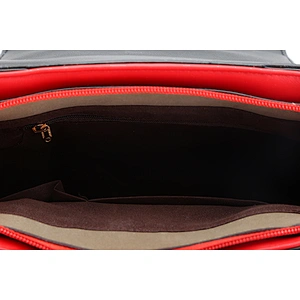 8566 outstanding workmanship contrast color PU shoulder bag ladies handbag wholesale in Guangzhou
