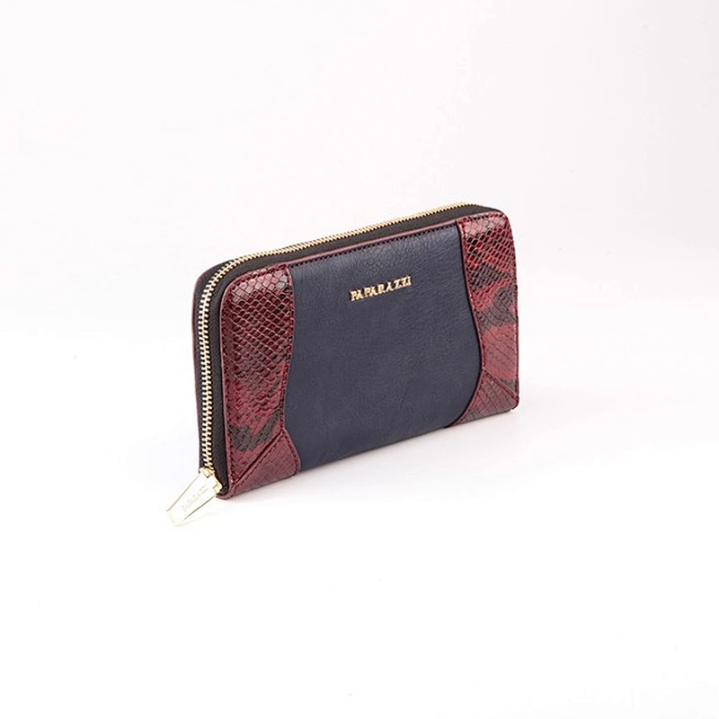 5820 Synthetic snake leather woman card holder wallet