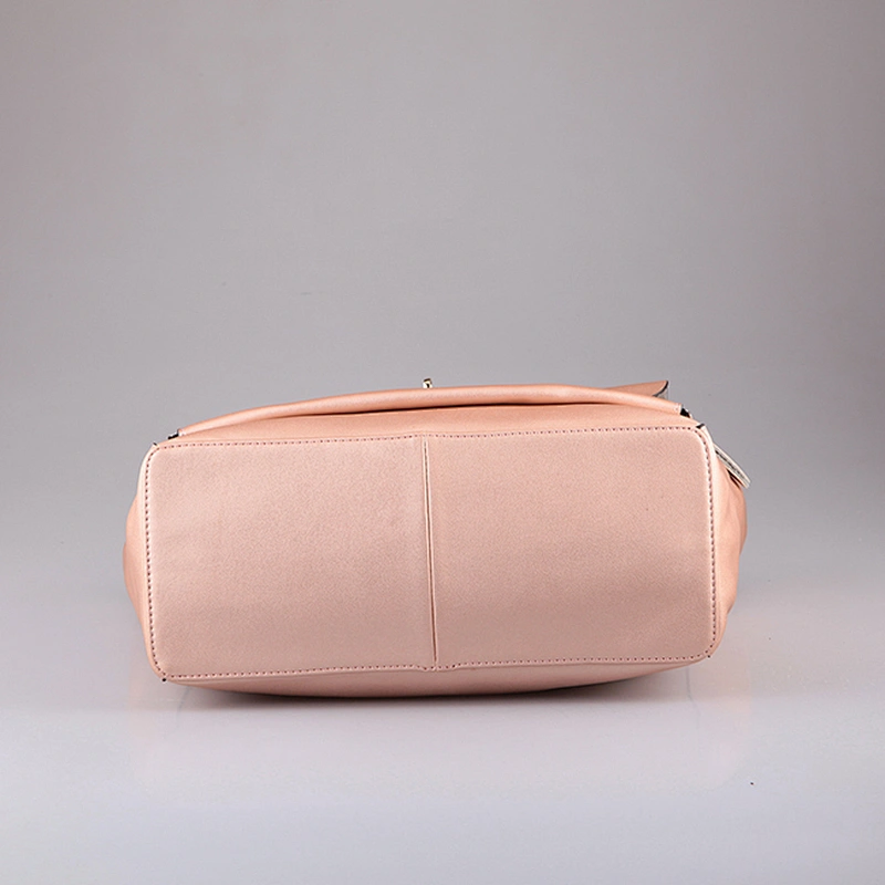 4015-Hot sale designer office ladies genuine leather tote bag factory guangzhou China 2018