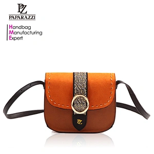 5870 - 2017 Hot sale Italy messenger saddle bags customize leather shoulder bag for lady