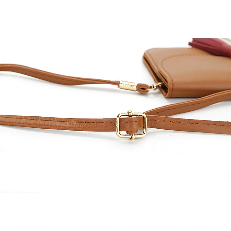 8659# 2019 China suppliers wholesale latest high fashion designer women custom crossbody bag new ladies clutch bag with tassel