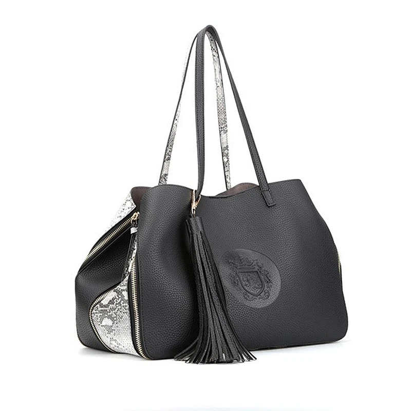 5888 Trendy Multi-function Faux Leather Unique Transform Bag Women Tote Bag