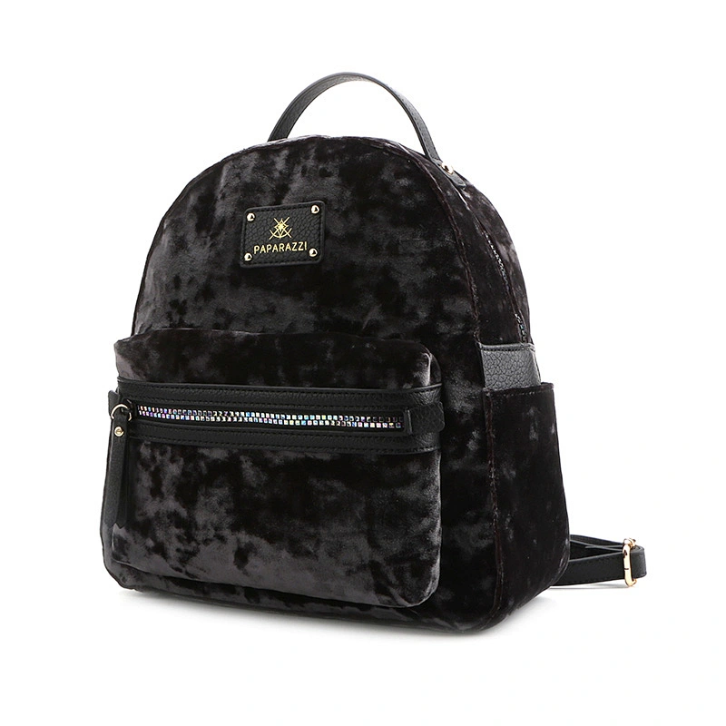 #10686 Myanmar BSCI authorized free tariff factory cotton flannel backpack high high quality