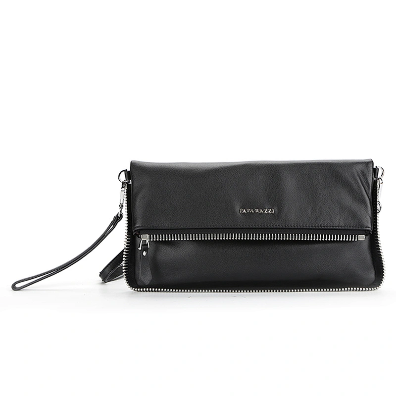 8616 Paparazzi fancy custom design clutch bag PU lady shoulder clutch bag with wrist strap