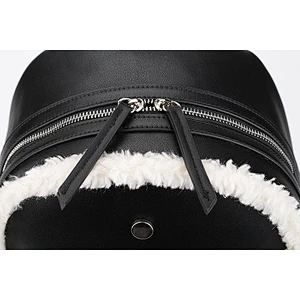 6563 - 2017 Paparazzi Latest Autumn Winter ladies black backpack trend school bagpack fashion unique style