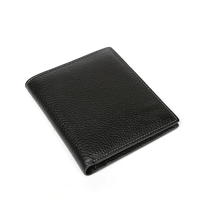 7704- High quality genuine cowhide leather man purse upmarket men's wallet