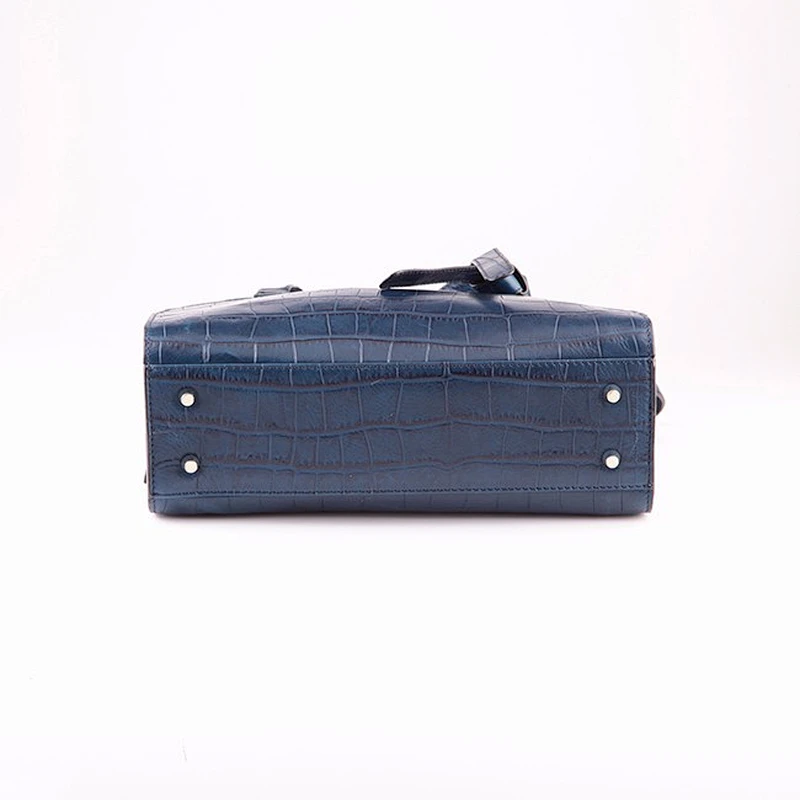 5601 New arrival OEM manufacturer leather crocodile tote handbags for ladies with shoulder strap