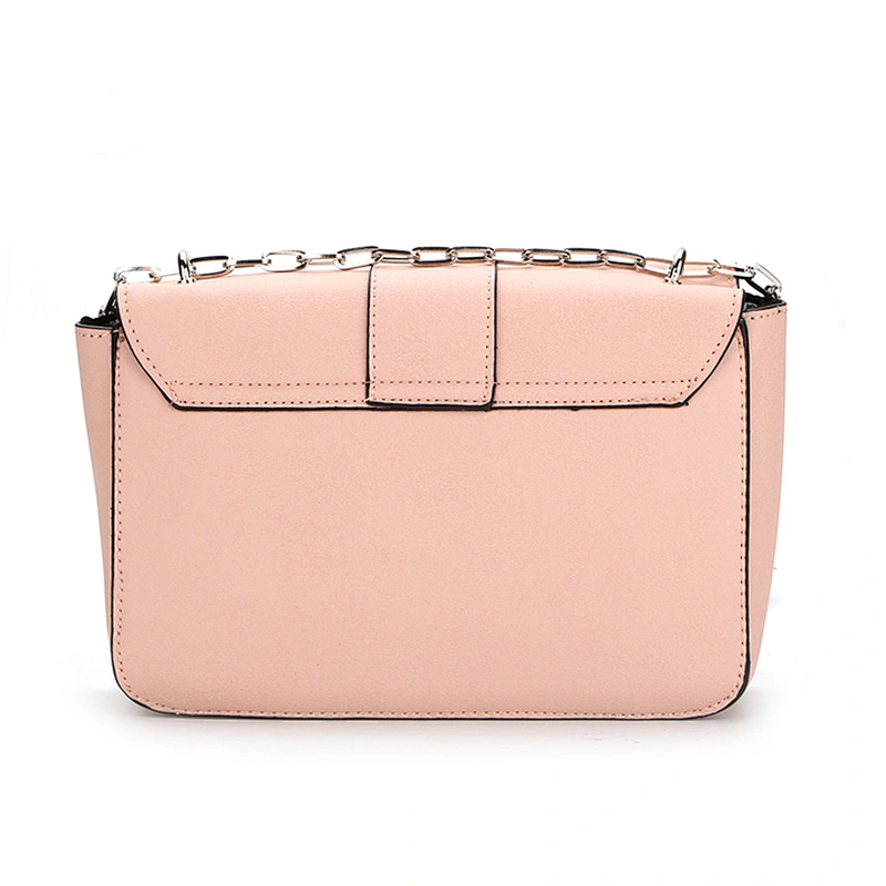 9055-New fashion embroidery and patch metal chain shoulder bags