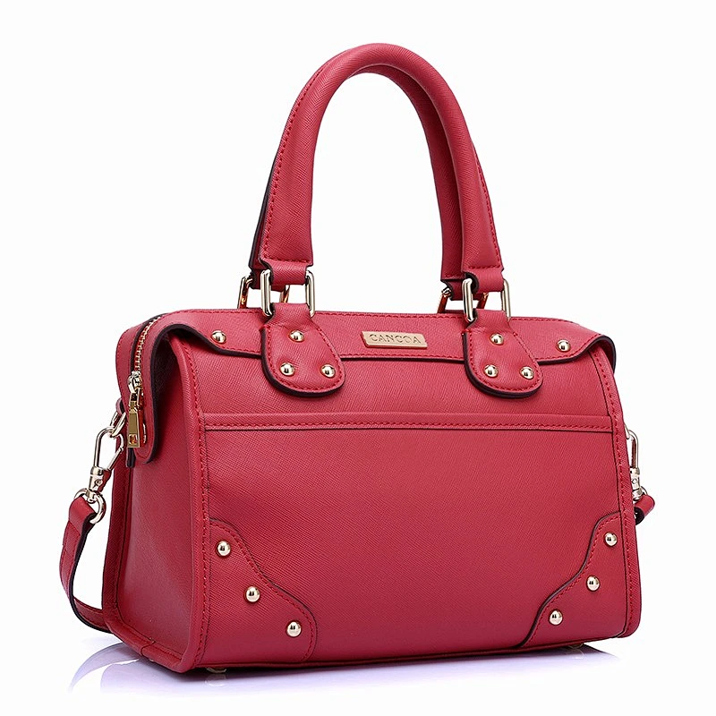 CC2035B-Fancy style best selling red color original design satchel handbags factory wholesale price