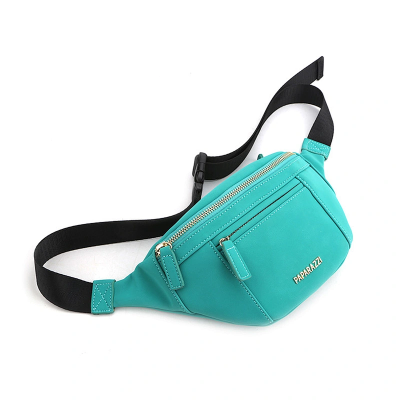 #10689 2020 Tax Free Myanmar made wholesale new arrival fashion designer custom waterproof tactical PU leather women waist bag