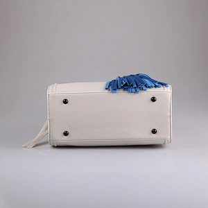 4019 Beige urban style tassel beauty bags wholesale china