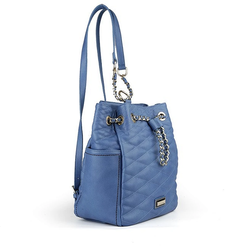 6975- PAPARAZZI fashion handbag drawstring quilted backpack woman