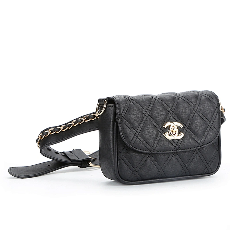 8467-2018 new arrival quilt pu leather lady crossbody bag China manufacturer since 1992