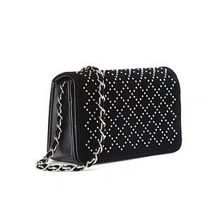 8674 new released top rated studs fancy designer cross body bag ladies 2018