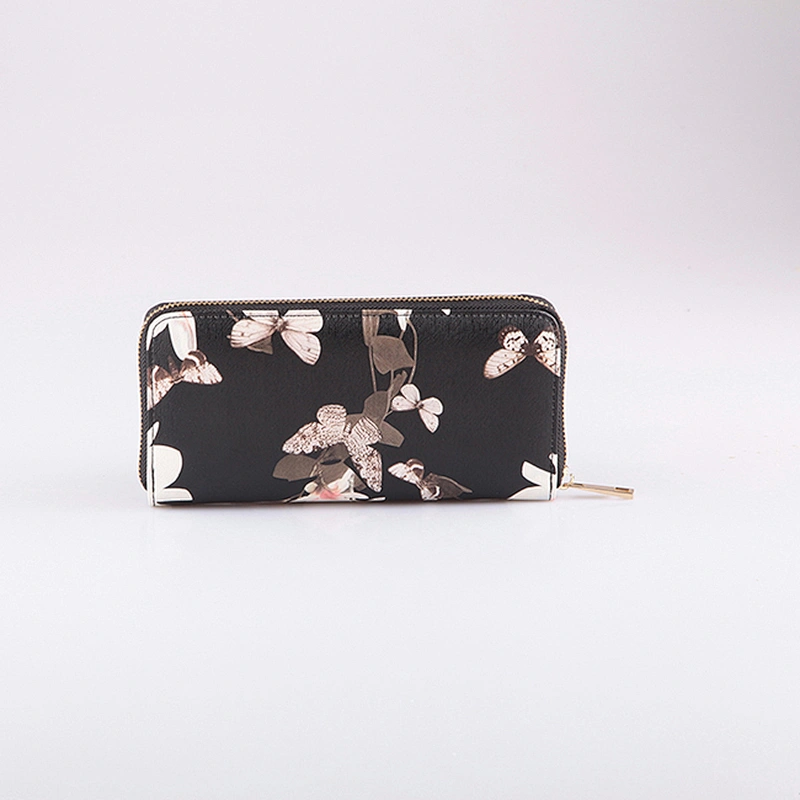 4531 Paparazzi 2018 Hot Selling Saffiano PU Ladies Flora Printing Wallet