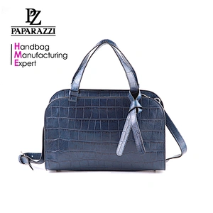 5601 New arrival OEM manufacturer leather crocodile tote handbags for ladies with shoulder strap