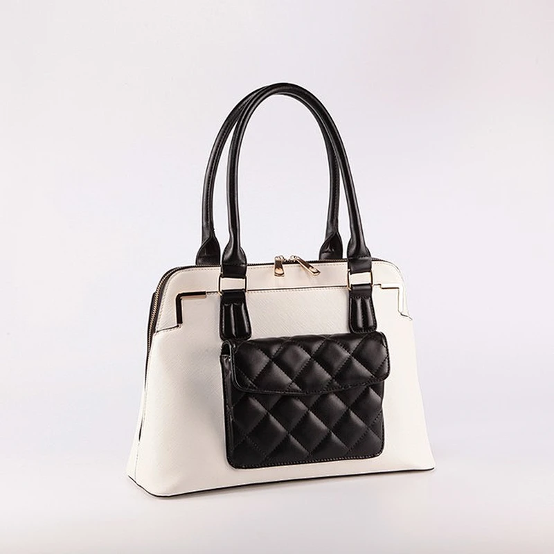 4462 Create your own brand High End western style quilt pu leather women handbag manufacturers china