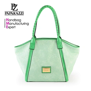 5145 Green Lotus leaf PU lady designer bags fashion