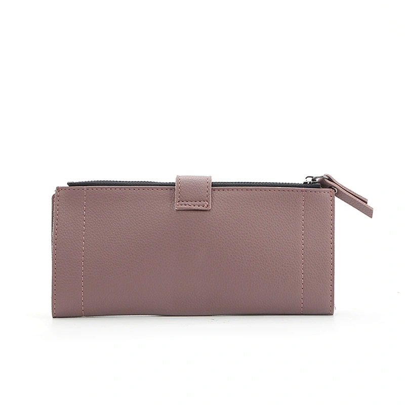 7037 Wholesale Fashion Ladies Woman Wallet Purse PU Genuine Leather Newest for 2018 spring