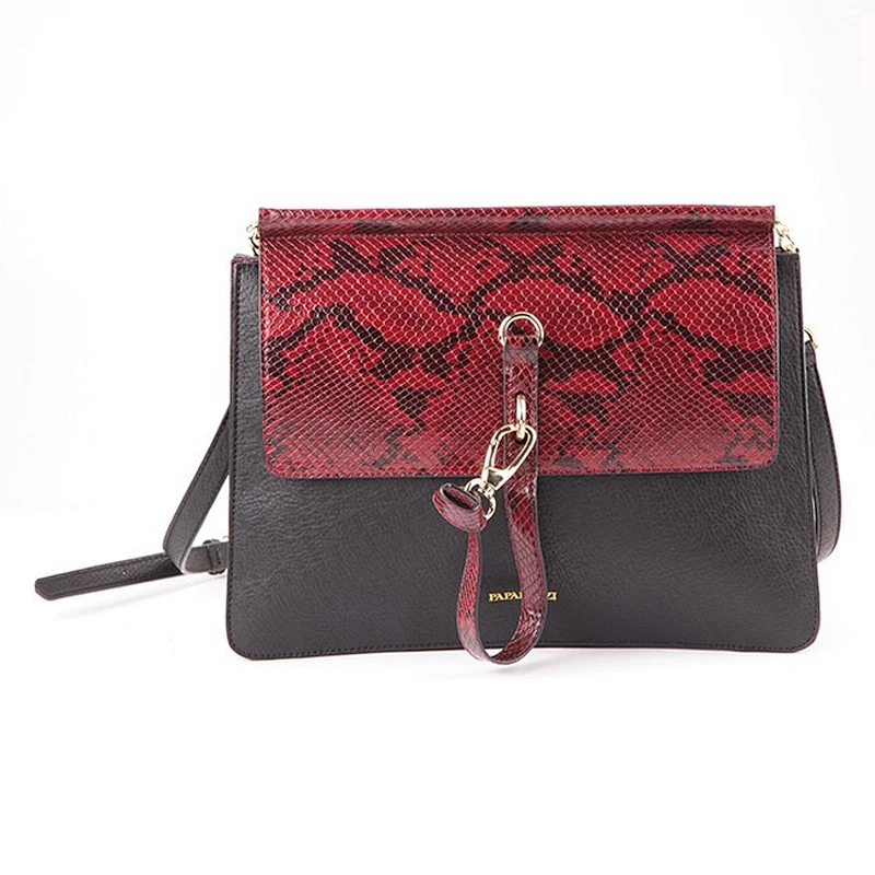 5824 Paparazzi Oem manufacturer SGS approval Faux Leather Messenger Lady Handbags Bag Pu Leather Shoulder Bag