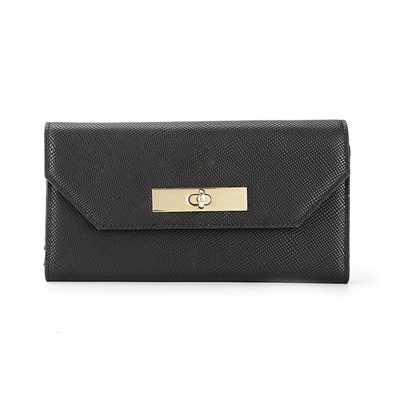 7824-2017 New style fashion hot sale China wholesale manufacturer women custom saffiano leather wallet
