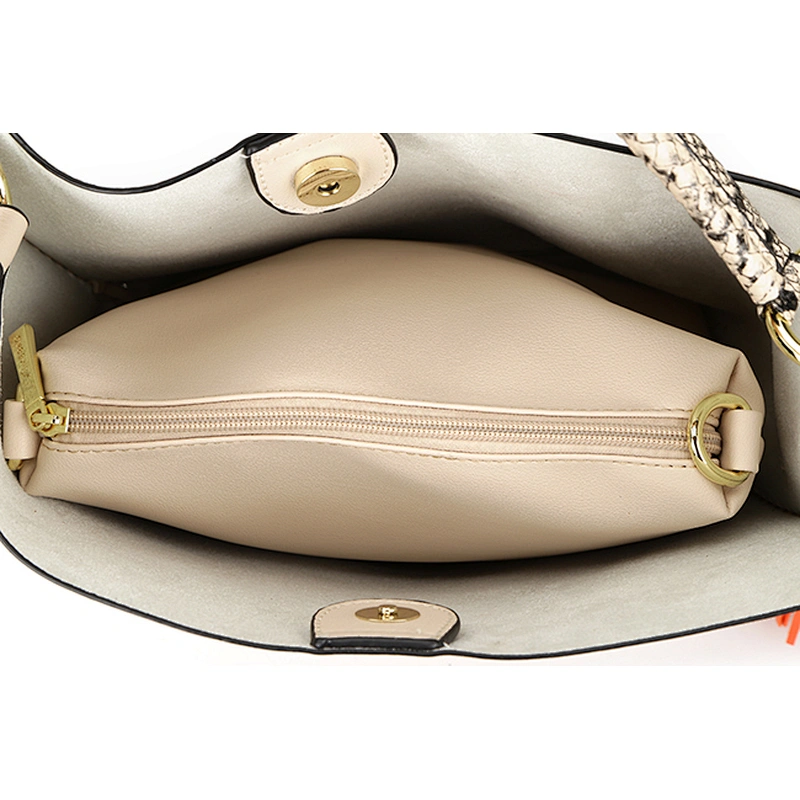 7432- High quality PU shoulder shopper designer ladies hobo handbags with individual bag