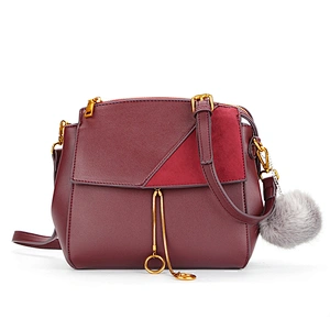 8663 Paparazzi Handbag Manufacturer Since 1992 2018 New Arrival Pom Pom Women PU Leather Shoulder Bag