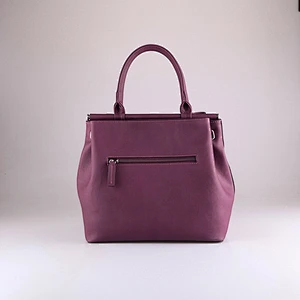 5022- New designer  tubular handle suede leather drawstring bag waterproof