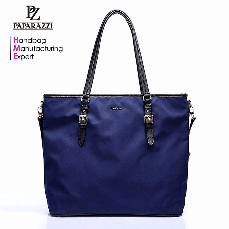 CC1049A-New arrival women fashion hot sale saffiano PU waterproof nylon shopper bags 2018