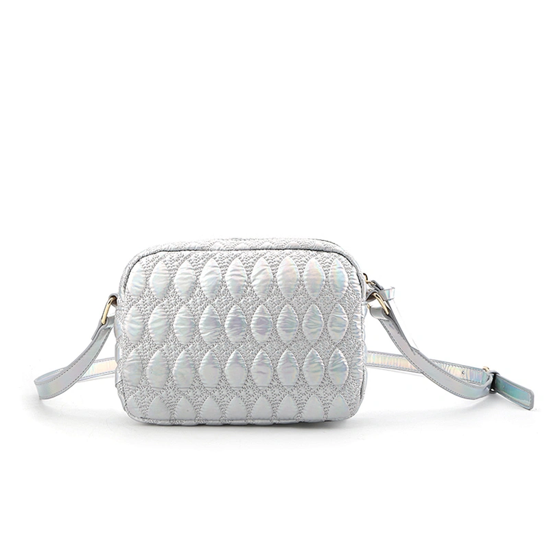 #10375 2020 new trend wholesale high quality sustainable satin handbag lady quilted shoulder bag